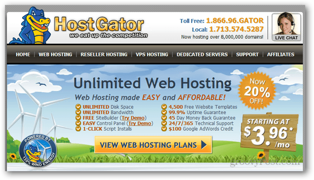 hostgator, veebist florida
