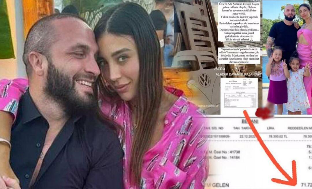 Kurb uudis Berkay Şahinile ja tema naisele Özlem Adale! Bränd, mille ta kohtusse kaevab...