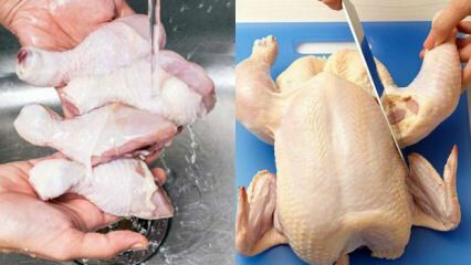 Kuidas kogu kana kõige lihtsamini tükeldada?