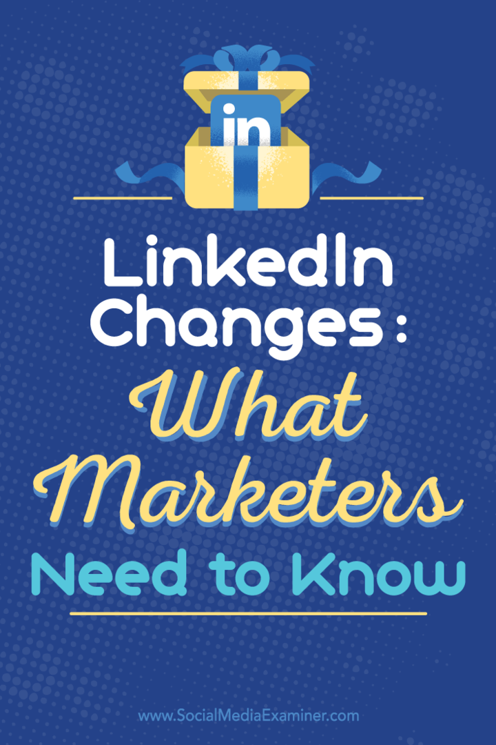 LinkedIn muudatused: mida turundajad peavad teadma, autor Viveka von Rosen, sotsiaalmeedia eksamineerija.
