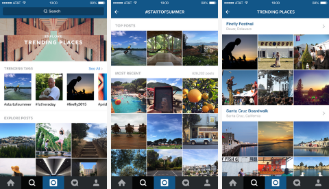 Instagram tutvustab uut funktsiooni Otsingu ja avastamine