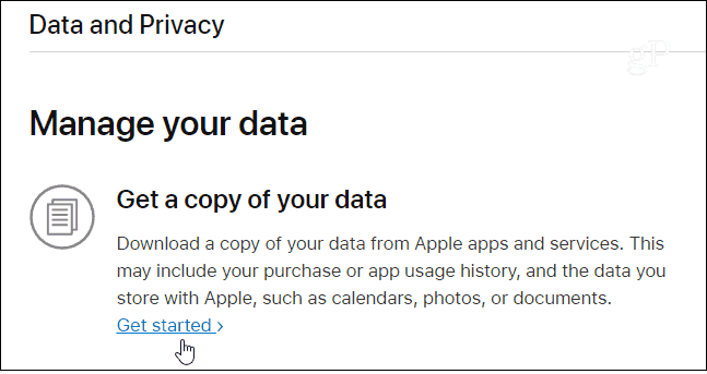Hankige Apple Data koopia