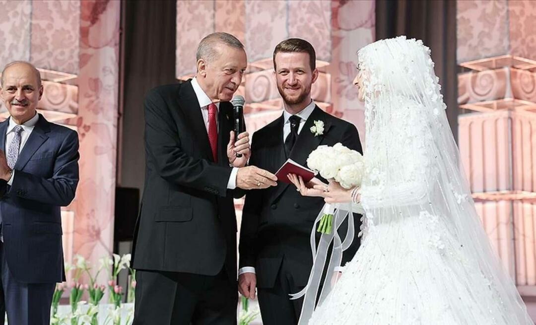 President Recep Tayyip Erdoğan oli oma õepoja pulmatunnistajaks!