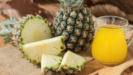 Mis kasu on ananassist ja ananassimahlast? Kui juua tavalist klaasi ananassimahla?