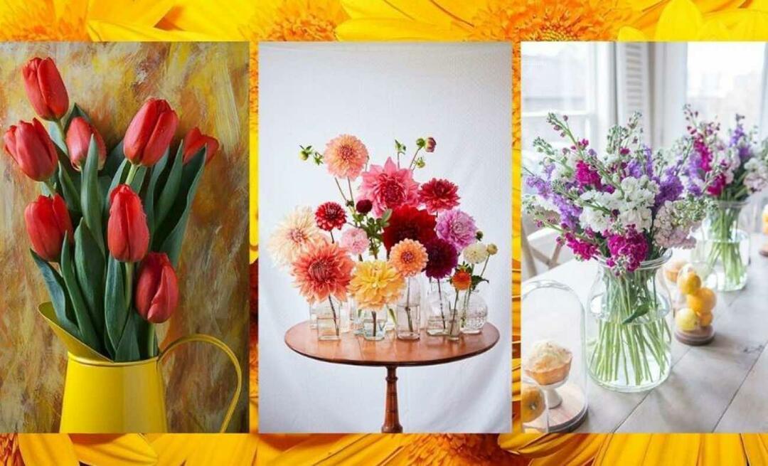 Kuidas tuleks lilli kodukaunistuses kasutada? Kuidas teha lillekaunistusi?