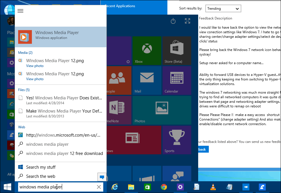 Windows 10 Build 9926 visuaalne tuur