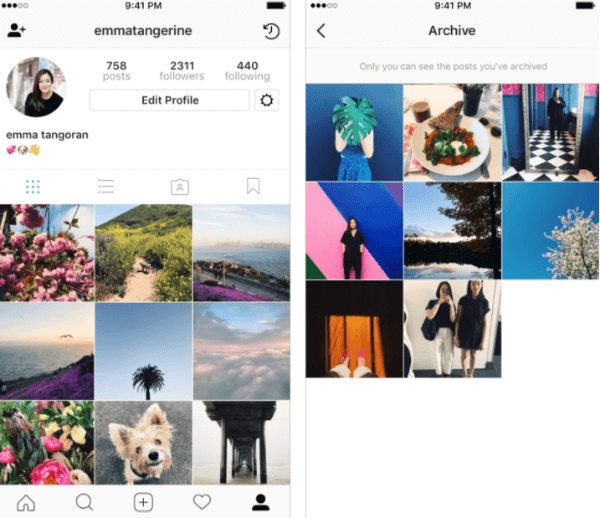 Instagram avaldas oma uue arhiivifunktsiooni kõigile kasutajatele laialdaselt. 