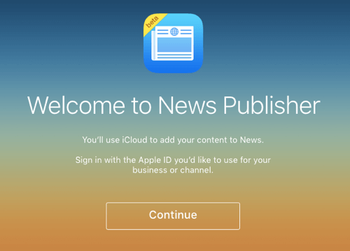 Apple uudiste kirjastaja sisselogimine
