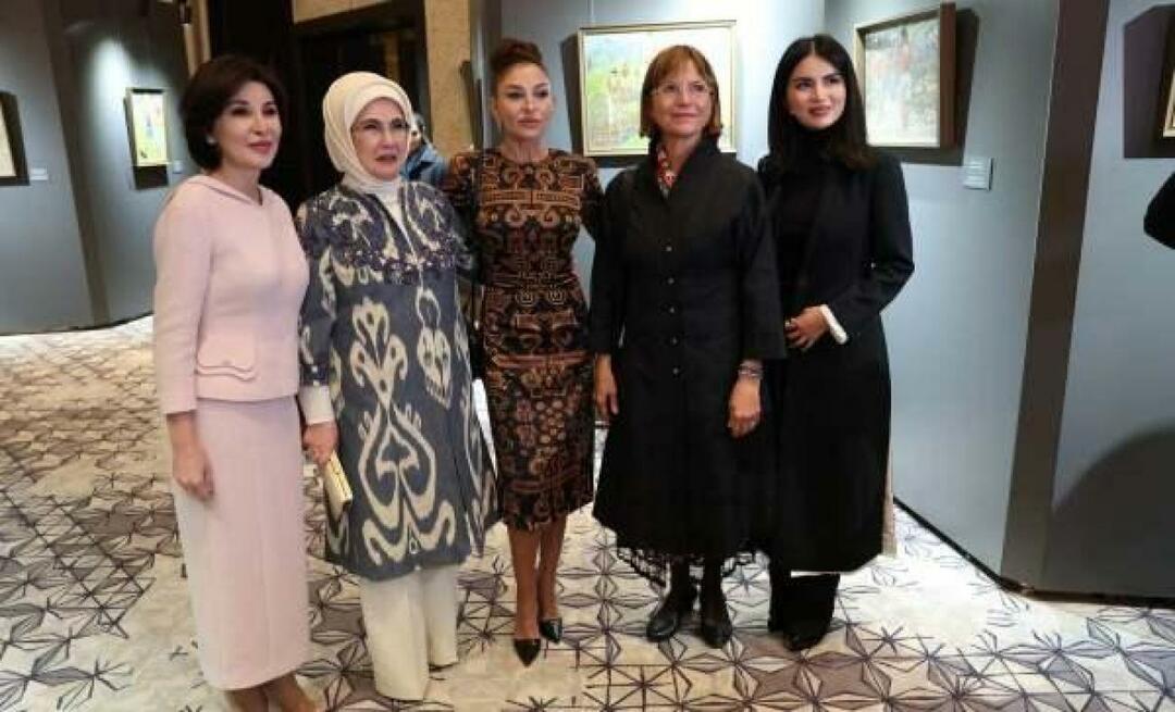Emine Erdogani visiit Samarkandi! Külastati näitust Usbekistani värvid