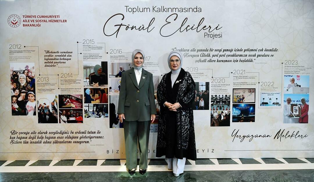 Emine Erdoğan on kogukonna arenguprogrammi vabatahtlikud saadikud!