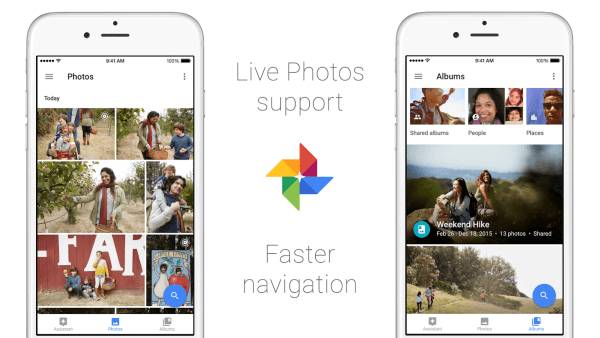 google live fotosid iOS-is