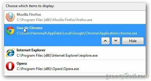 Google Chrome avatud tellimusega