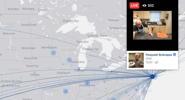 Facebook Live kaardi abil on kasutajatel lihtne otsesaateid kogu maailmast leida.