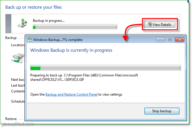 Windows 7 varundamine - varundamine võib võtta natuke aega