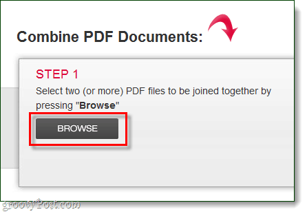 sirvida pdf-faile üleslaadimiseks ja kombineerimiseks