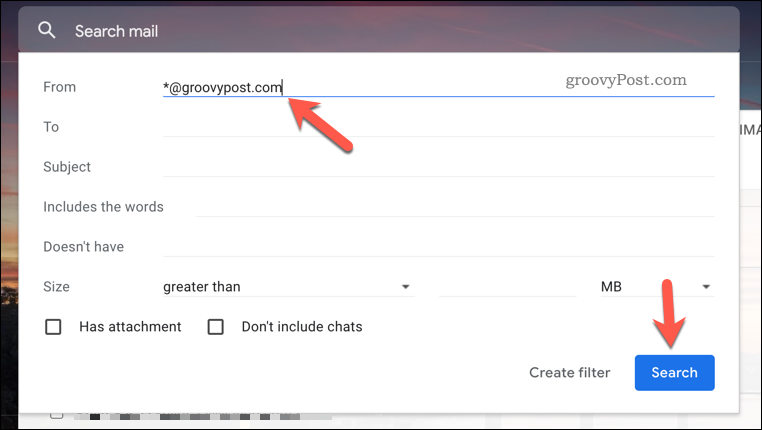 Gmailis uue filtreerimisreegli loomine