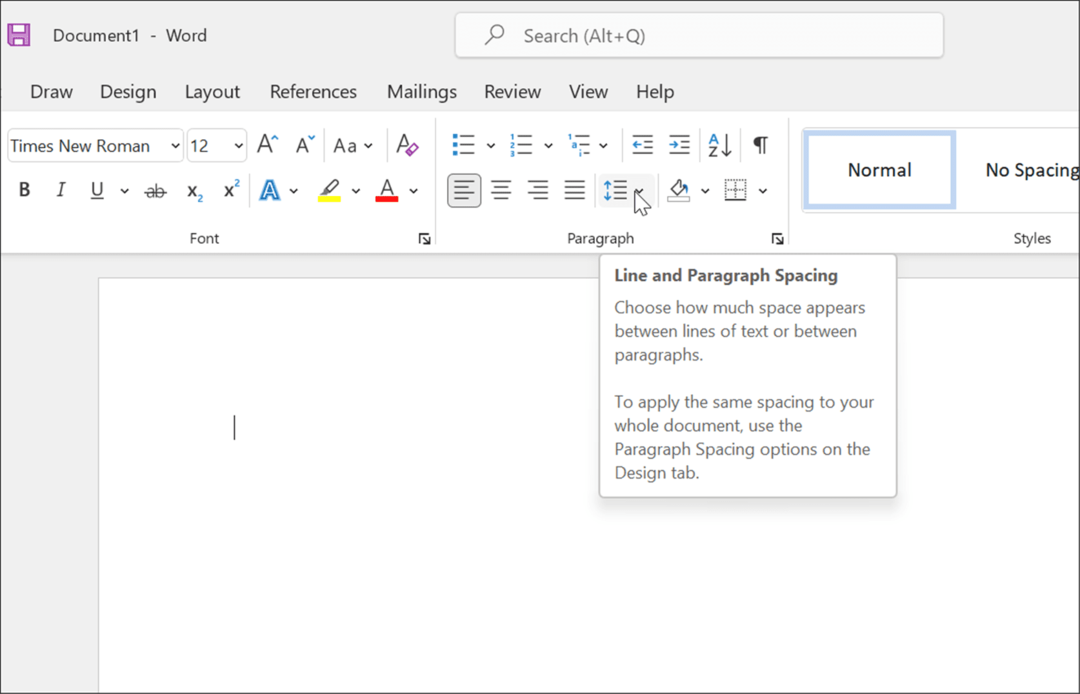 vahevormingu apa stiil Microsoft Wordis