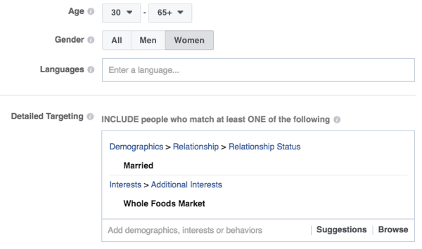 Facebooki sihtimisfunktsioonid on tugevad.