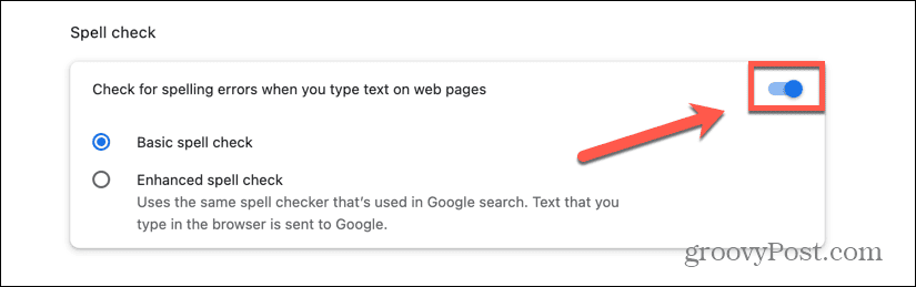 Kui Google Docsi õigekirjakontroll ei tööta, peate võib-olla Chrome'is sisseehitatud õigekirjakontrolli keelama