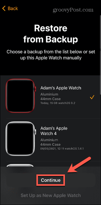 apple watch vali varukoopia