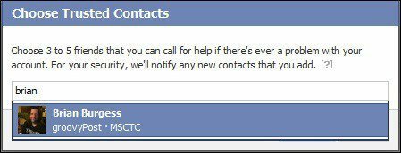facebook lisada usaldusväärseid kontakte