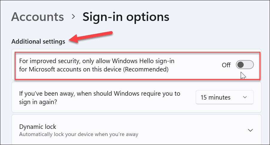 Andmepüügikaitse lubamine Windows 11-s