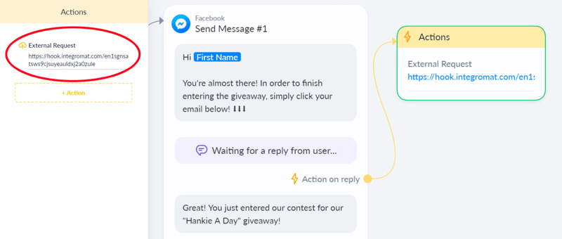 facebook messenger giveaway bot 5. samm