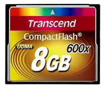Transcend CompactFlash 8GB mälukaart