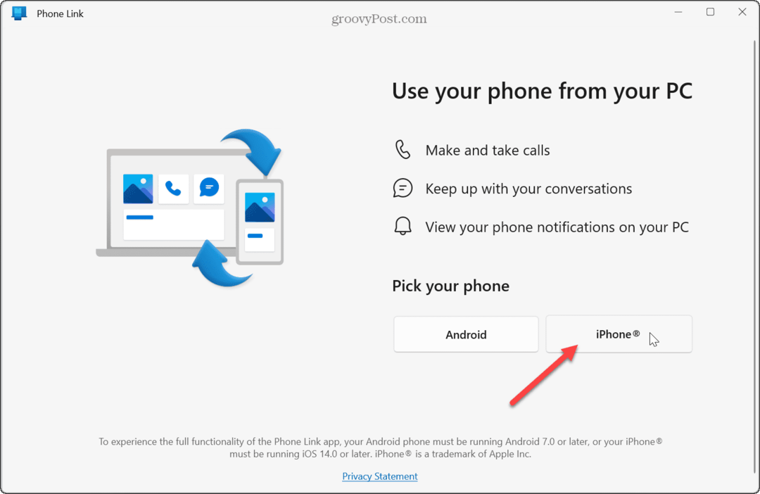 Kuidas ühendada oma iPhone Windows 11-ga