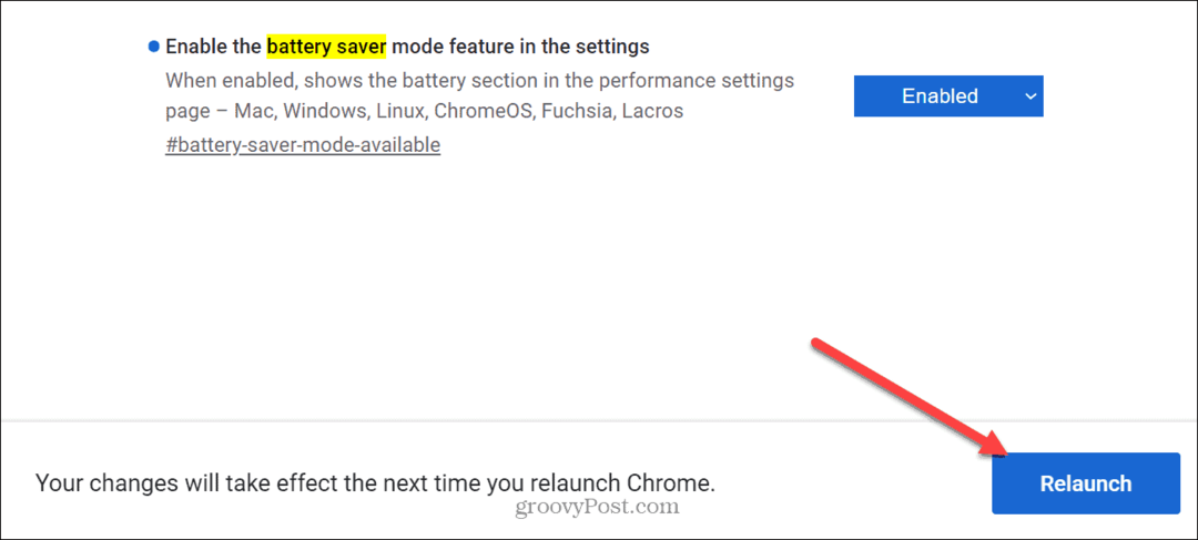 Lubage Google Chrome'is akusäästja režiim