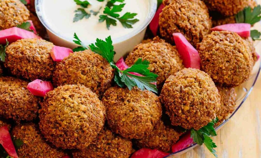 Kuidas valmistada originaalset Falafelit? Lihtsaim Falafeli retsept ja koostisosad! 