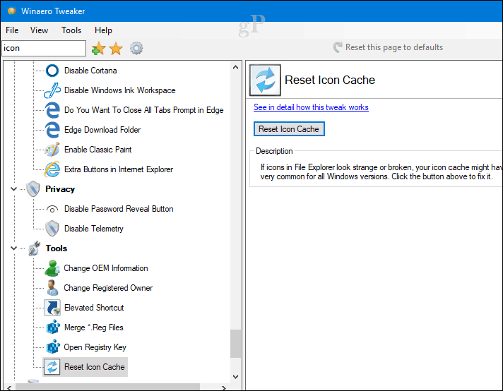 Kuidas parandada purunenud või puuduvaid ikoone ja pisipilte Windows 10-s