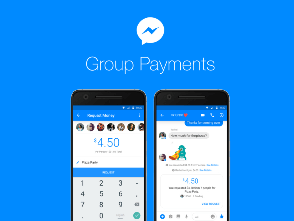 Facebooki kasutajad saavad Messengeris nüüd inimeste gruppide vahel raha saata või vastu võtta.