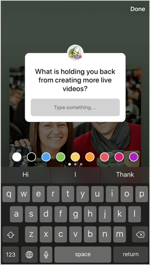 Lisage oma Instagrami lugudele küsimuste kleebised, et oma vaatajaskonda märkamatult küsitleda.