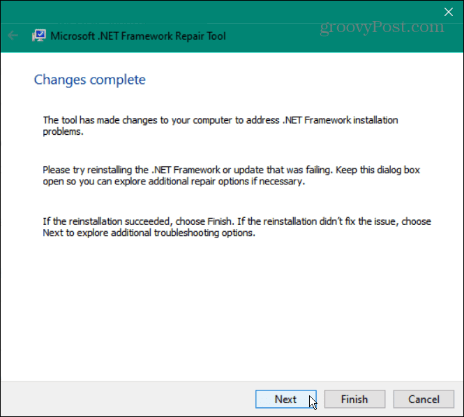 Windows Update'i tõrge 0x80070643 