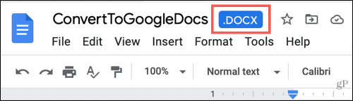 Wordi fail Google'i dokumentides