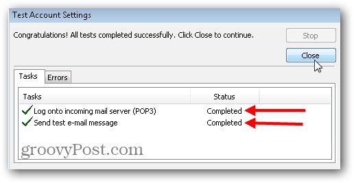 Outlook 2010 SMTP POP3 IMAP-i seaded - 09