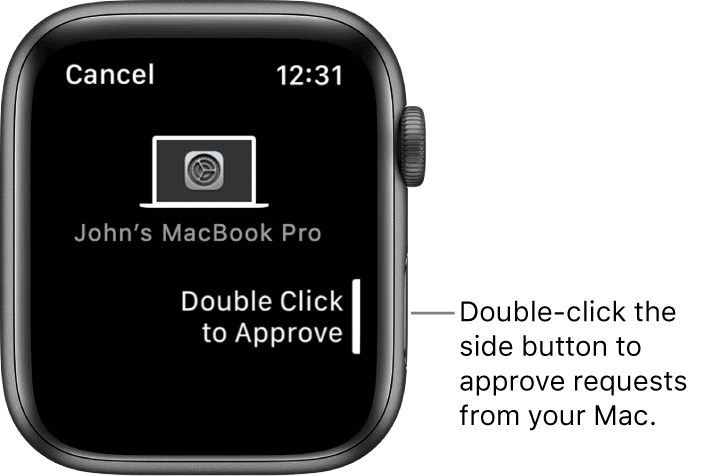 Apple Watch kiitis taotluse Macis heaks