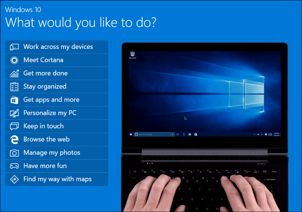 Windows 10 demoteemad