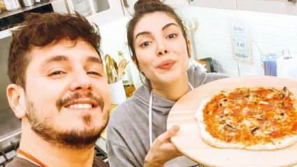 Teenindaja Deniz Baysal ja tema abikaasa tegid kodus pitsa!