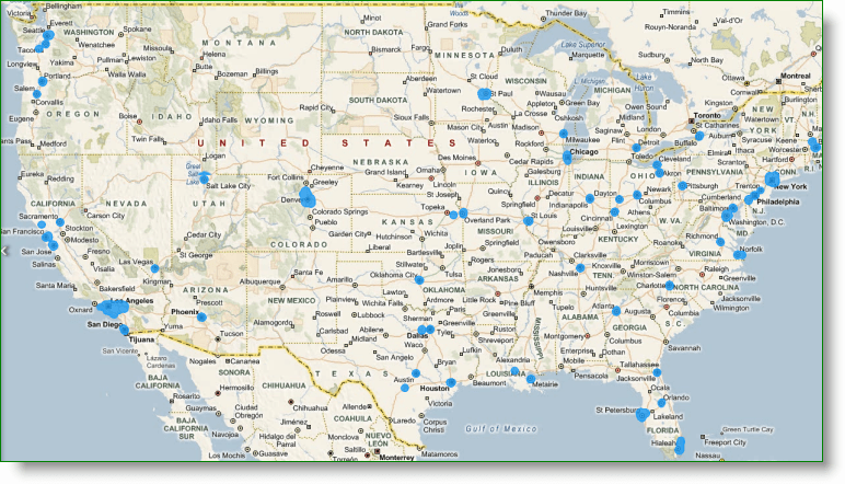 Bing Maps StreetSide USA leviala