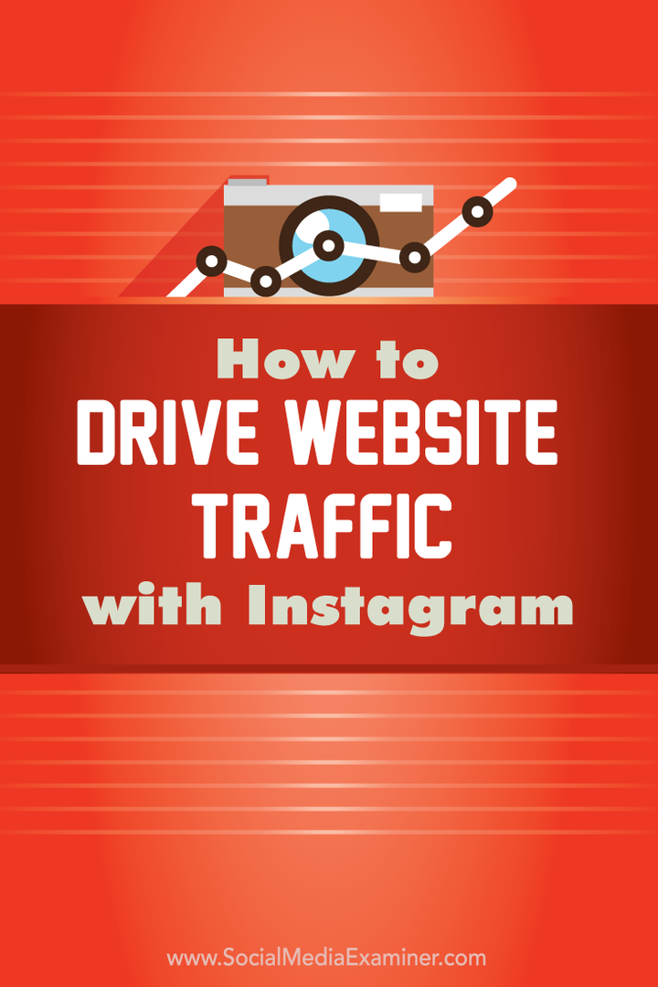 Kuidas juhtida veebisaidi liiklust Instagrami abil: sotsiaalmeedia eksamineerija