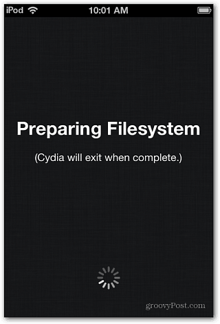 Cydia failisüsteemi ettevalmistamine