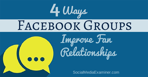 parandada fännide suhteid facebooki gruppidega