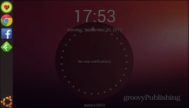 Ubuntu Lockscreeni külgriba