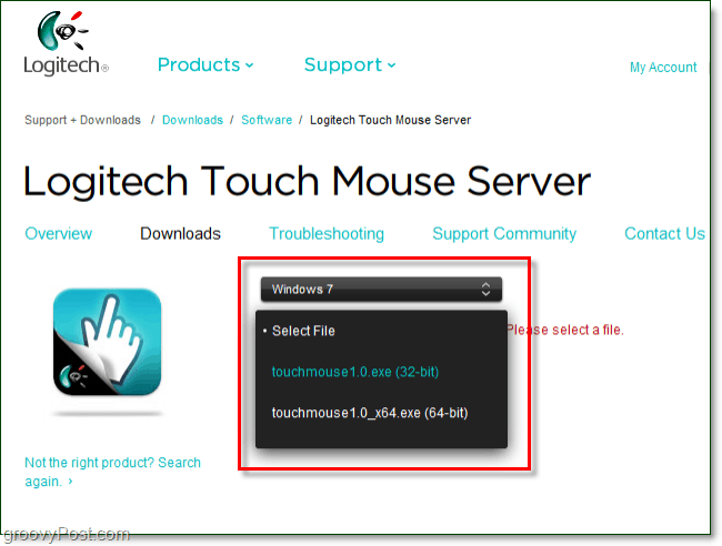logitech touch hiire allalaadimine arvutile