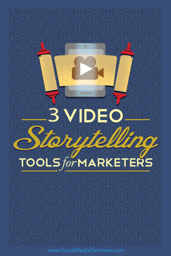Nõuanded kolme tööriista kohta koos samm-sammult õpetustega, mis aitavad sotsiaalsetel turundajatel luua kauneid videoid.
