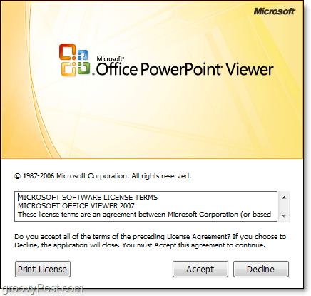 Microsofti Powerpoint Vieweri installimine