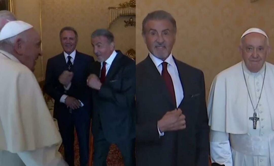 Rocky staar Sylvester Stallone esitas väljakutse paavst Franciscusele!