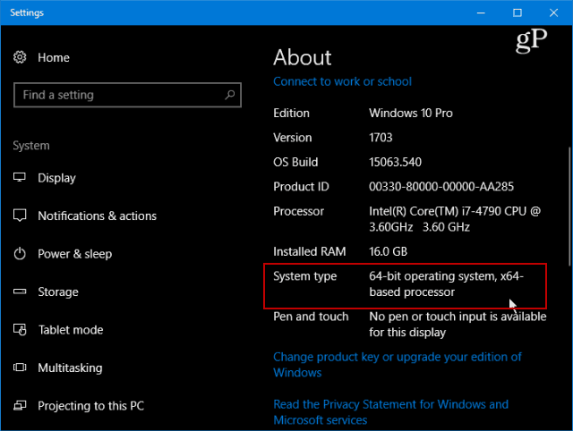 Windows 10 versioon